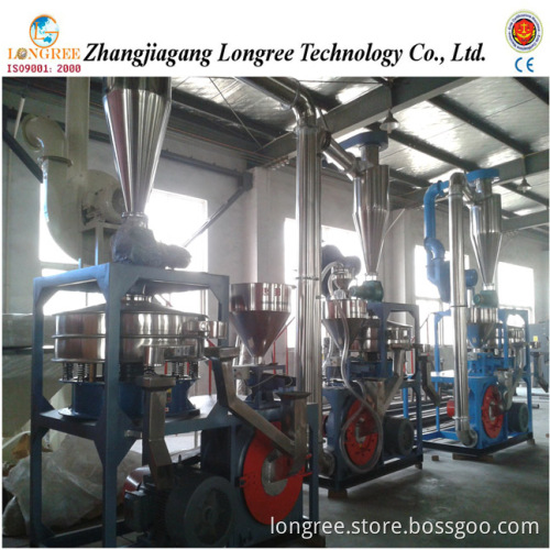 Grinder for LLDPE, LDPE, HDPE